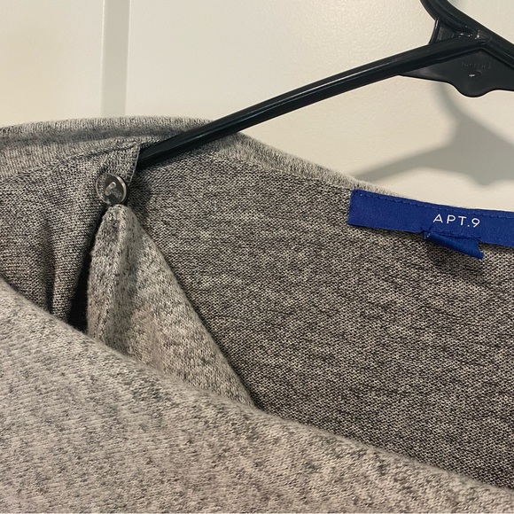 Apt. 9 Wrap Sweater - Gray - Small - Picture 4 of 7